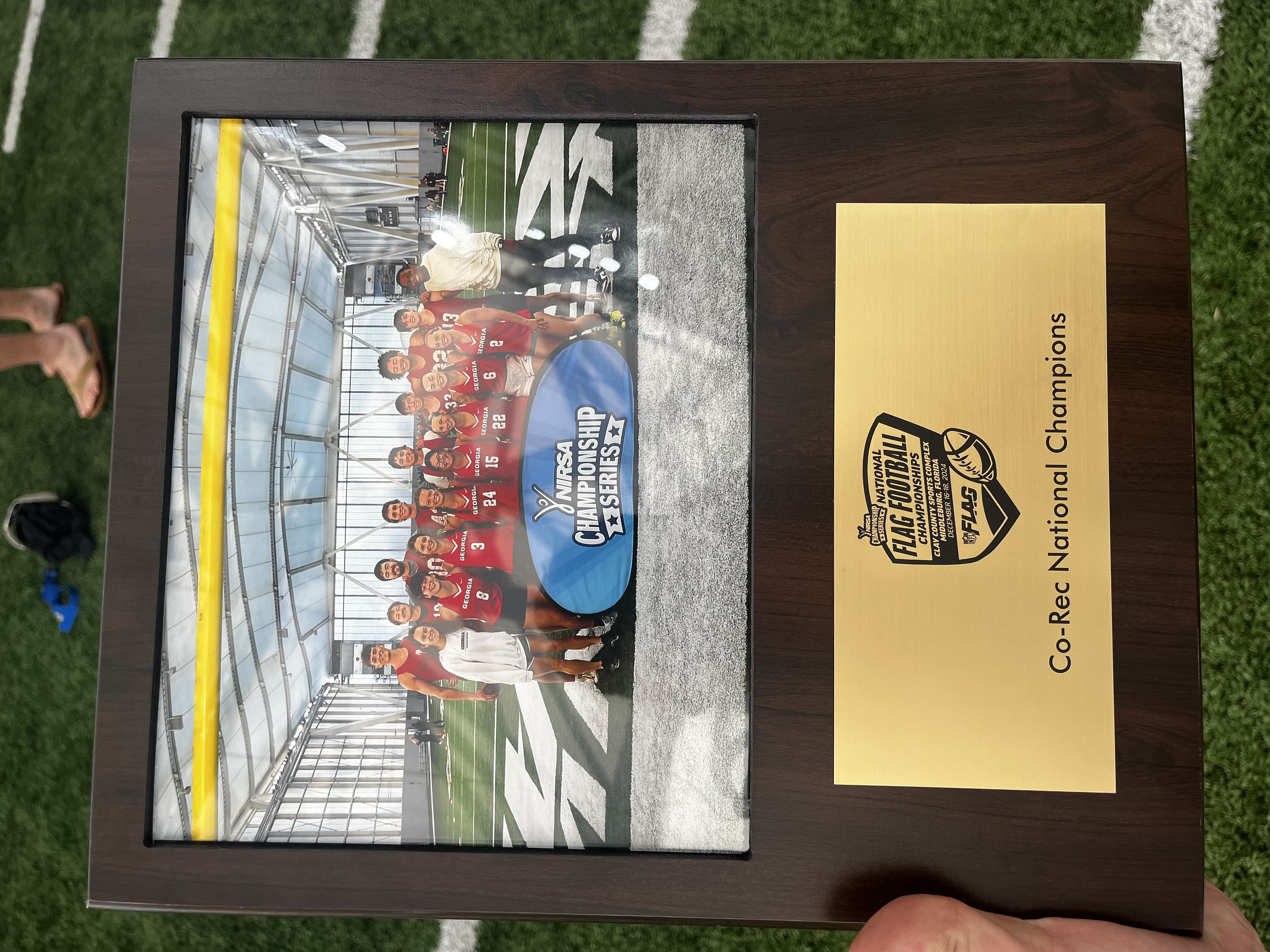 2025 Co-Rec National Championship plaque